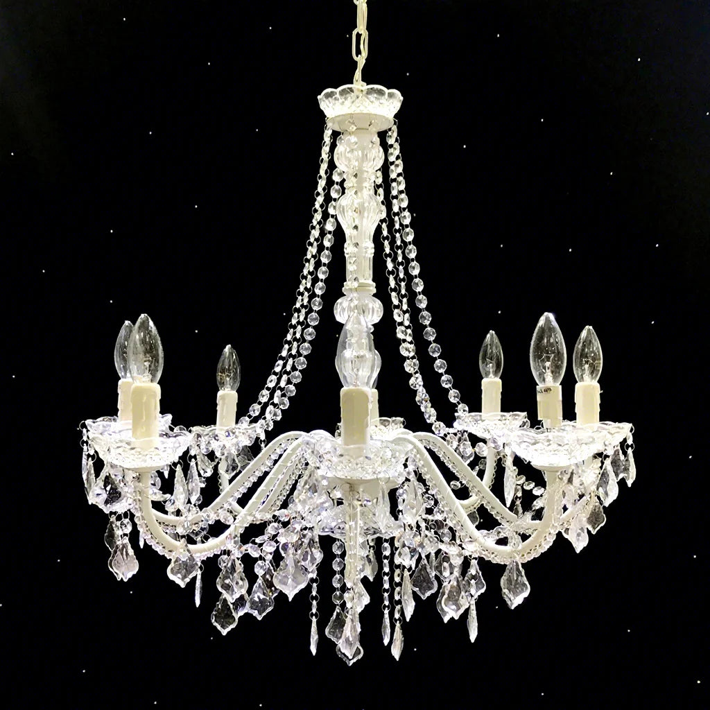 European LED Acrylic Chandelier for Living Dining Bedroom for Room Lighting Packaged in Carton