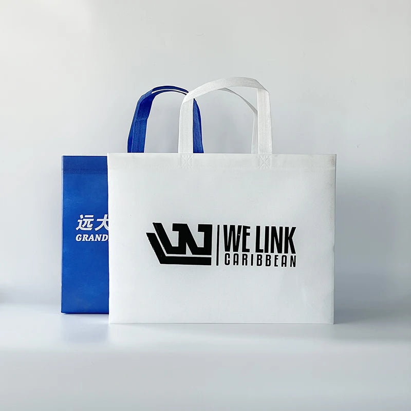 Wholesale Shopping Travel Non Woven Tote Bags Colorful Grocery Eco Non Woven Bags