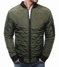 2019 Autumn Winter Men Puffer Jacket Coat Mens Plaid Cotton Padded Clothes
