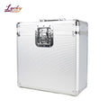 Professional Carrying Aluminum LP Case for 50PCS Aluminum Vinyl Record Storage Case for 12" LPs Durable Aluminum Case