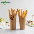 Manufacturers Customized Take Away French Fries Paper Box Potato Chips Food Kraft Paper Cup Packaging