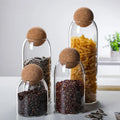 Wholesale Ripple Storage Glass Jar with Cork for Ball Lid 250ml Food Grade Kitchen & Party Use Freshness Preservation