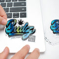 Custom Die Cut Waterproof QR Code Sticker for Laptop Adhesive Vinyl Diecut Stickers with Your Own Logo