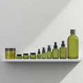Customized 30ml Frosted Green Cosmetic Container Empty Oil Serum Dropper Lotion Spray Pump Bottle Gloss Cream Skin Care Cream