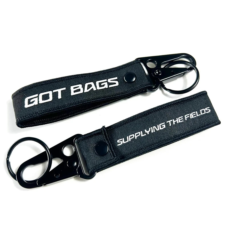 Custom Logo Lanyard Keychain Key Chain Short Strap Carabiner Keychain