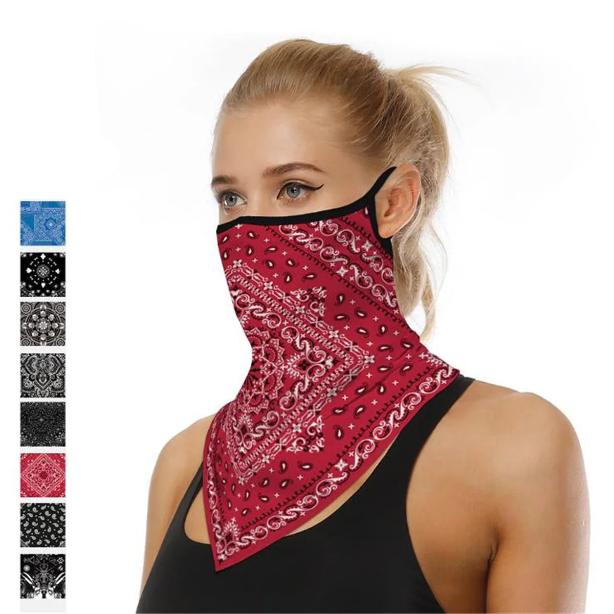 Unisex Outdoor Sport Biker Cycling Face Mask Snood Balaclava Neck Tube Magic Triangle Scarf Bandana