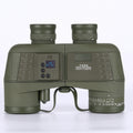 7x50 Binoculars with Electric Compass Nitrogen Waterproof BAK4 Prism FMC Lens Binoculars for Kid Adult Bird Watching