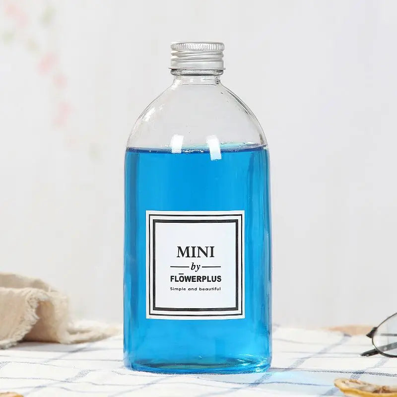 Big Size Capacity 500ml 16oz Round Drinking Glass Bottles clear Used for Drinking Beverage