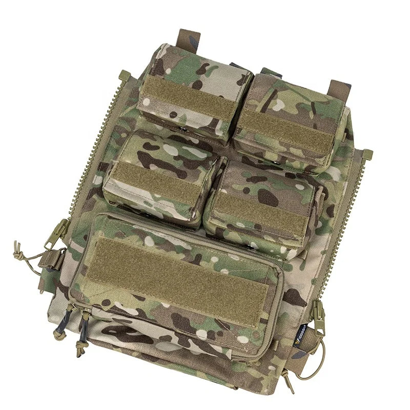 IDOGEAR Tactical Pouch Bag Zip on Panel Mag Pouch Zip Pouch Tactical Backpack for AVS JPC2.0 CPC Vest