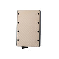 High Quality Automatic for RFID Blocking Minimalist Slim Aluminum Alloy Business Card Travel Pocket Bank Credit Card Holder Men