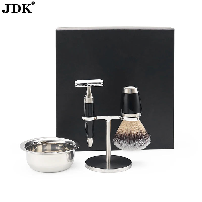 Your Own Brand Men's Gift Shaving Kit Premium Synthetic Shaving Brush and Bowl Set