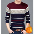 Geometric Patterns Men's Autumn and Winter Pullovers Slim Long Sleeve Cotton Warm Fashion Thick Sweaters in 14 Style Fashion