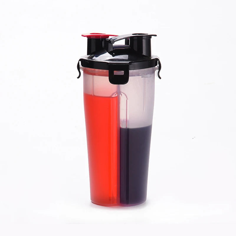 Wholesale 700ML Dual Threat Shaker Bottle for Gym Sports With BPA Free Material