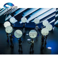1.5M Giant TPU Balloon Lighting Remote Controlled Helium Flying Balloon Inflatable ufo Balloon for Advertising