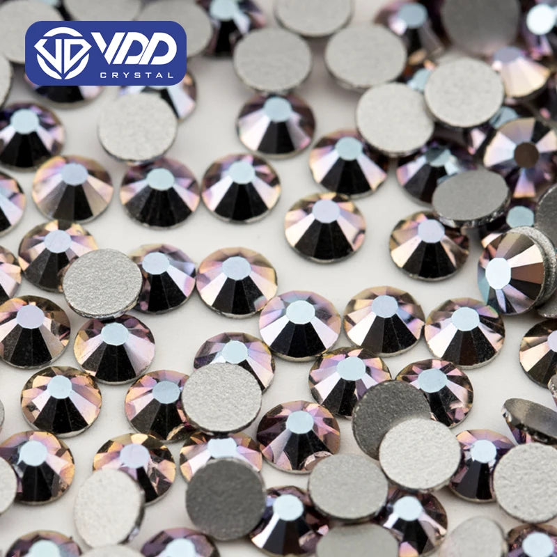 VDD 170 Charm Night SS4-SS30 Glass Rhinestones Crystal Flatback Strass Glitter Stones for DIY Nail Art Crafts Decorations