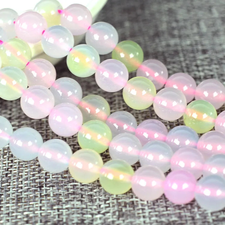 Semi-precious Healing Stone Brazilian Morganite Beads Bracelet Beads Strands Diy Jewelry Accessories Material