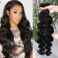 100 Natural Original Raw Indian Human Hair Customized Style Long Body Wave Cuticle Aligned Virgin Hair Weave Bundles