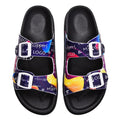 Latest Style Indoor/Outdoor PVC Soft Double Buckle Sandals Slippers for Women New Custom Logo Anti-Slippery for Summer Winter