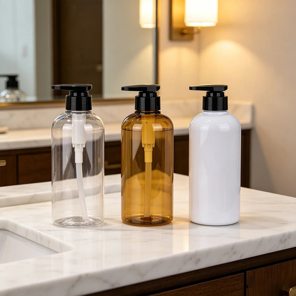 15ml 30ml Luxury Airless Pump Bottle Plastic Serum & Lotion Dispenser for Cosmetic & Skincare Packaging