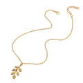 Simple Leaf Pendant Choker Chain Fashion Necklace for Women Jewelry Party Girls Friends Gifts