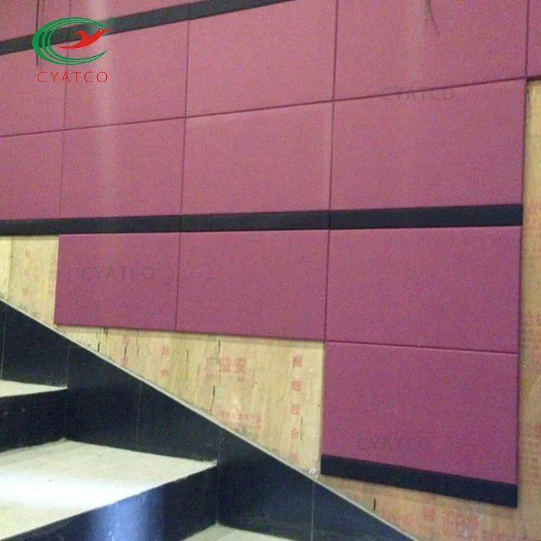Gym Fabric Wrapped Cloth Covered Home Theater Fabric Acoustic Panel Fabric Acoustic Panel Wrapped Cloth Covered