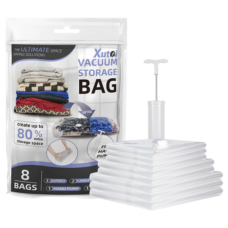 Clothes Storage Bags PAPE Reusable Vacuum Space Saver Storage Bag