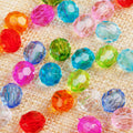 Factory  Wholese Colorful Acrylic Round Plastic Beads  with 32-sided Round Have Holes Beads 12mm