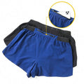 Breathable 2 in 1 Quick-Drying Sweatpants Summer New Casual Sports Plain Trunks Men Gym Wear Shorts