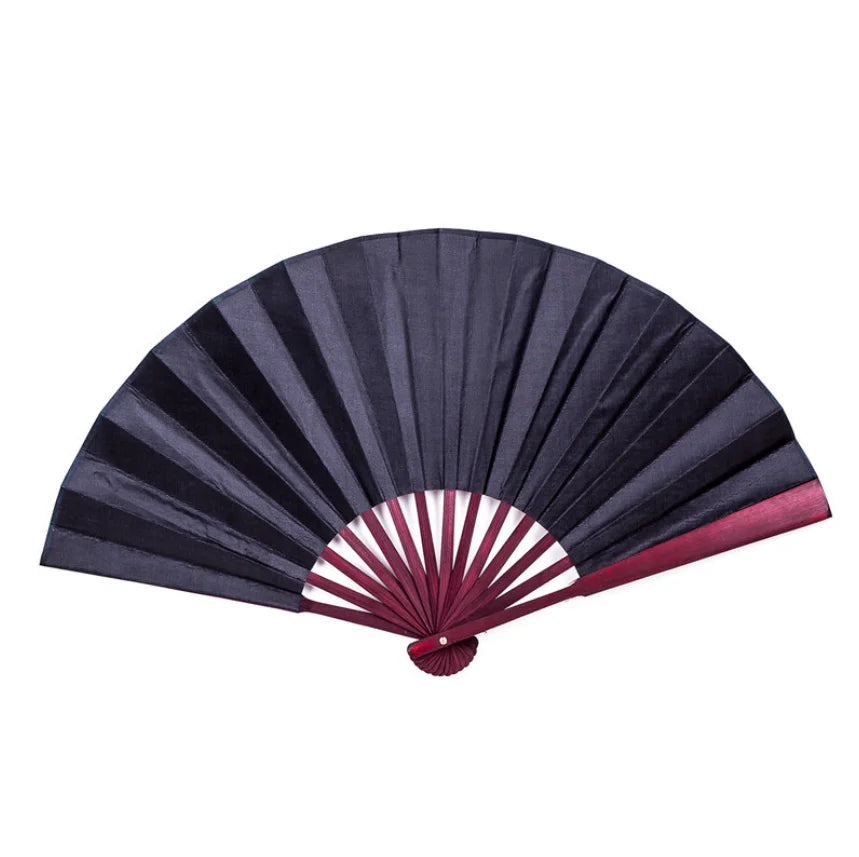Hand Folding Fan Nylon Cloth Chinese Kung Fu Fans Festival Decoration for Party Favors Festival Dance