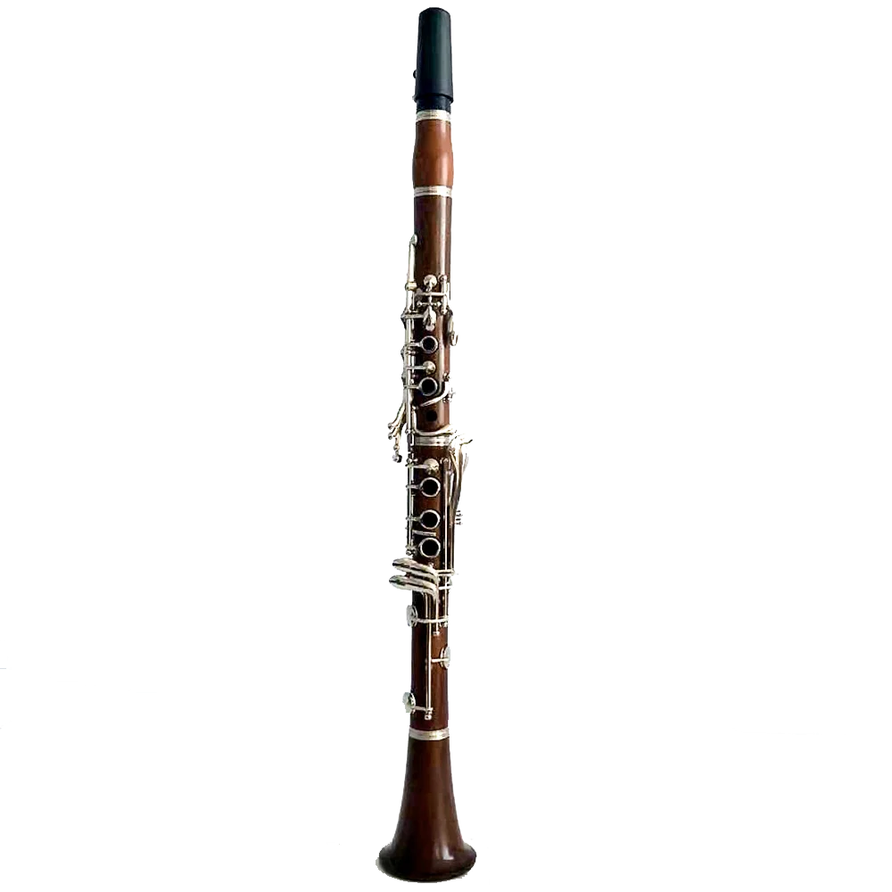 17-Keys Bb Instrument Rosewood Clarinet with Nickel Plating