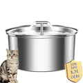3.2L Automatic Cat Water Fountain Stainless Steel Pet Water Fountain with Carbon Filters Automatic Cat Fountain with Quiet Pump