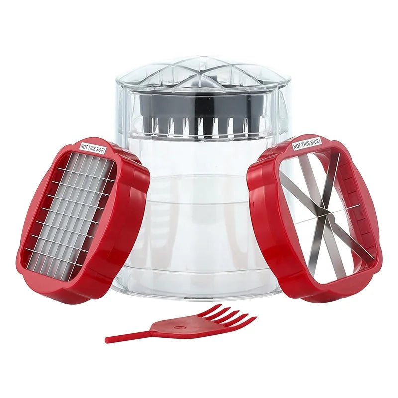 Kitchen Gadget Salad Master Fruit Vegetable Salad Veggie Cutter Potato Chips Cutter French Fries Cutter