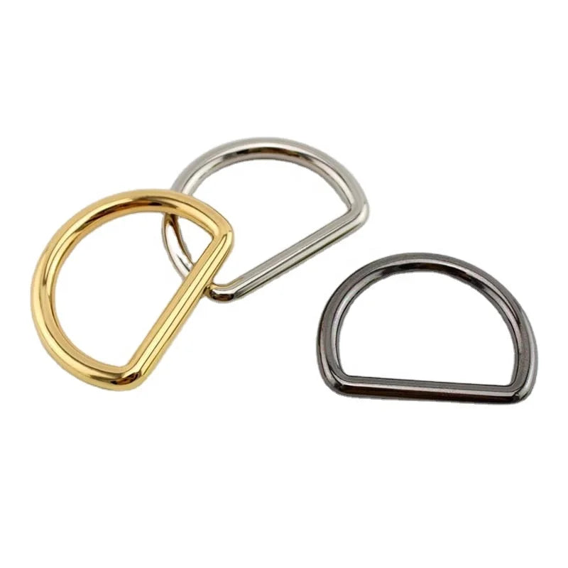 Nolvo World 38mm Handbag d Rings Hanging Buckle Handmade Bag DIY Leather Garment Luggage Sewing Handmade Bag Purse D Ring