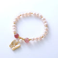 Freshwater Pearl Cat-eye butterfly Bracelet Niche Design Sense Light Luxury Bracelet