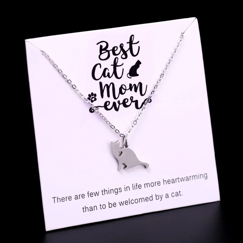 Stainless Steel Zodiac Family Tree of Life Dragonfly Snowflake Christmas Wish Gift Footprints Dog Cat Paw Mom Person Necklace