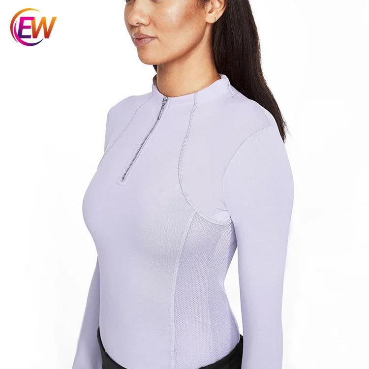 EW Horse Latest Fashion Highly Breathable Horse Riding Base Layers Women Trendy Equestrian Clothes