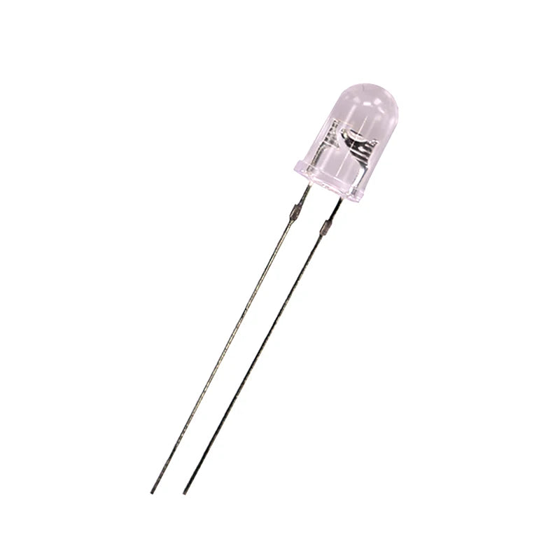 Hinchytek Customized 5mm DIP Amber Orange LED Lamp with Water Clear Lens 1000psc/Bag 2V Input Voltage 5000mcd 20 Viewing Angle