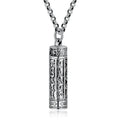 Wholesale Personality Men 990 Sterling Silver Tidal Shurangama Charm Pendant Necklace
