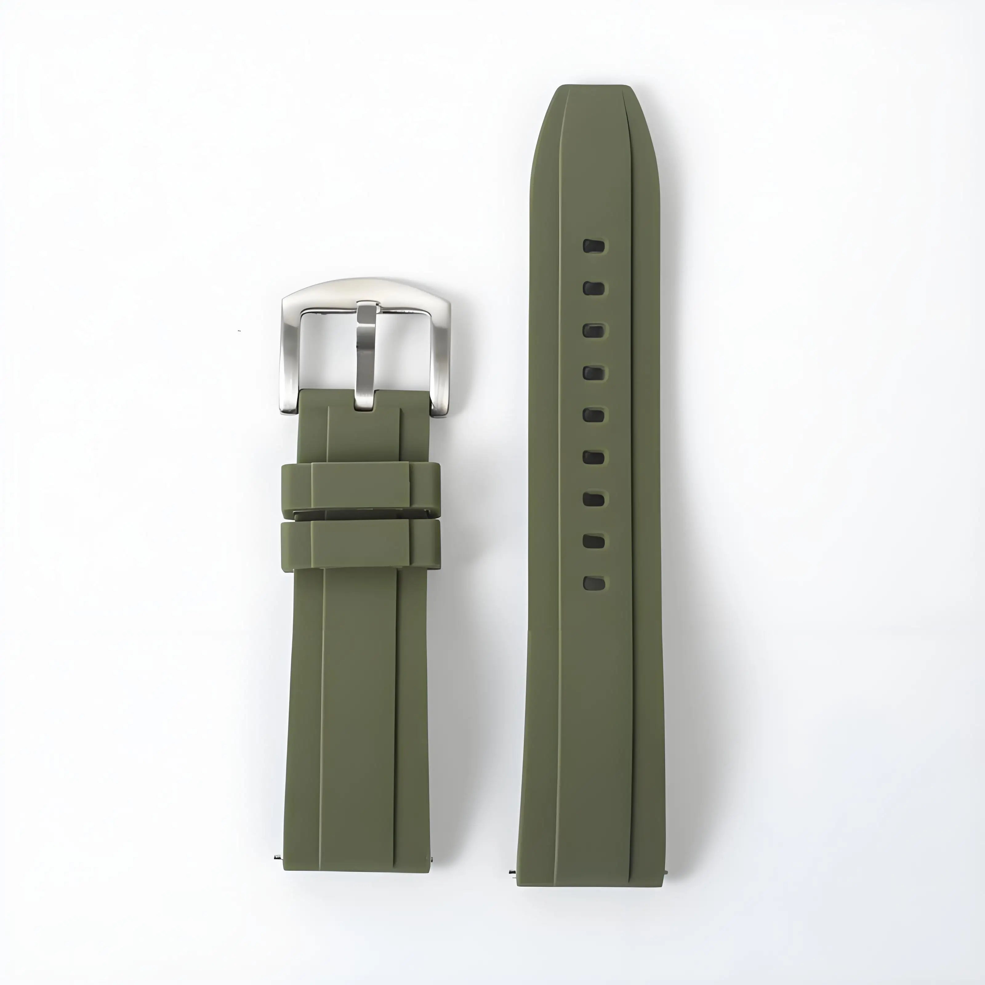 Waterproof Silicone Rubber Wrist Watch Strap 20mm Smart Watch Sport Strap Bracelet Silicone