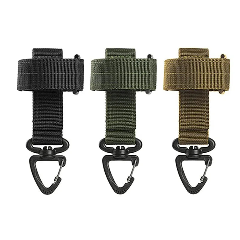 Flying Art Outdoor Multifunctional Nylon Safety Rotating Hook Keychain Climbing Rope Storage Buckle Adjustable Anti-lost Travel
