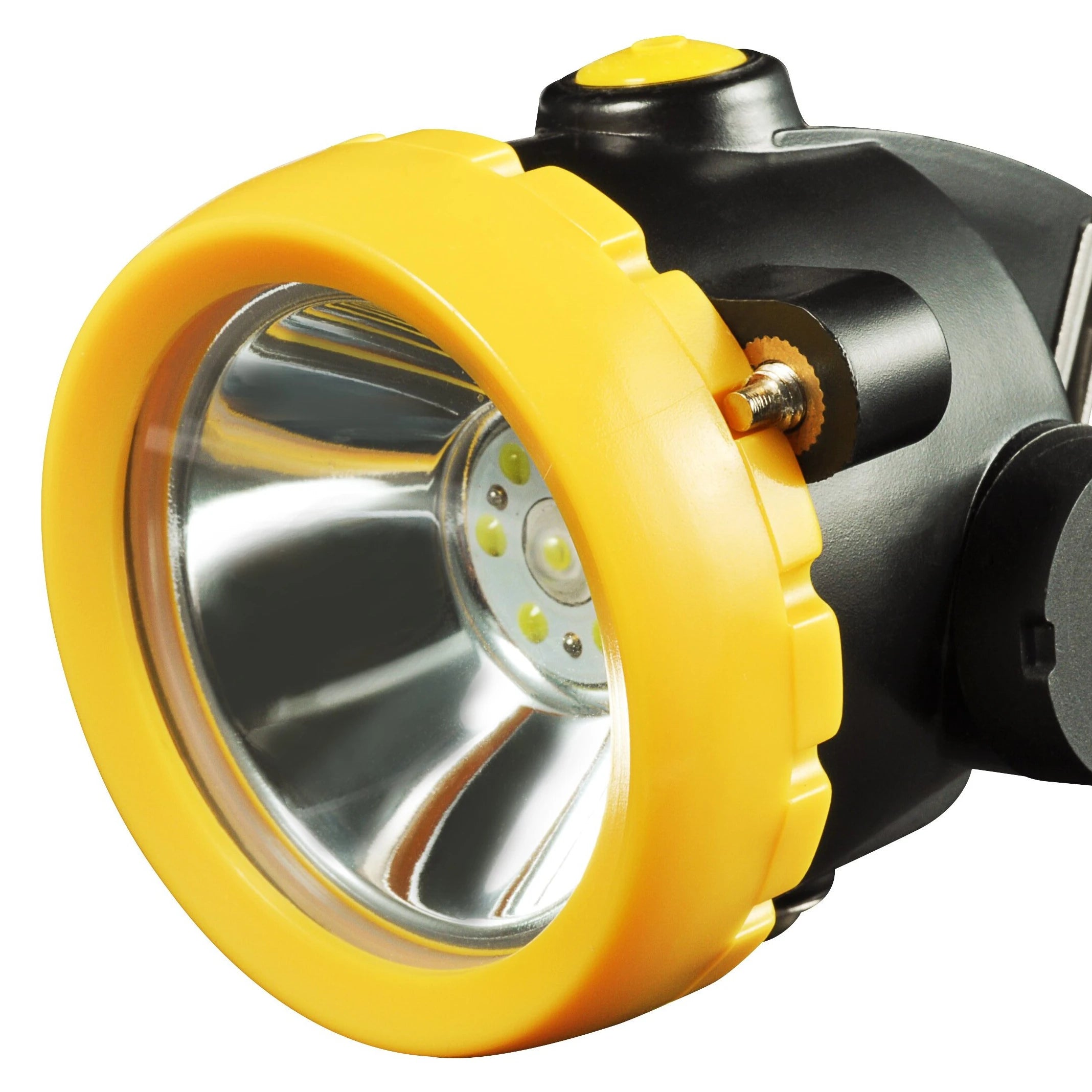 Factory Direct Sales Multi Function Cordless Safety Head-mounted Helmet Miner's Lamp