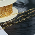New Patterned Cable Bulk Chain 2.9mm for DIY Jewelry Making Genuine 14K Gold Filled Chain