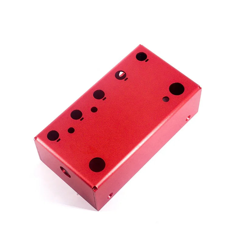 CNC Milling Metal Instrument Enclosures Aluminum Effect Pedal for Electric Guitar