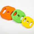 Aerobic Group Fitness Studio Weight Lifting Color Weight Rubber  Barbell Set Made in China Price Concessions Fitness FITNESS