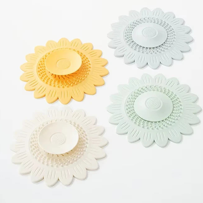 Flower-shaped Floor Trench Clogging Floor Drain Cover Kitchen Bathroom Head Filter Flower Sewer Filter for Better Drainage Sink
