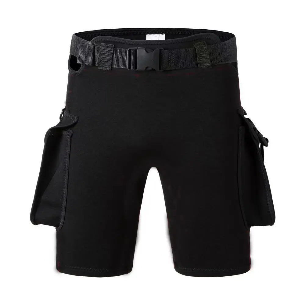 Sinodiving Custom Men's 3mm Neoprene Wetsuit Tech Diving Shorts & Surf Shorts with Tool Pocket - OEM Technical