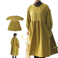 New Design Customized Large Size Smock Adjustable Neck Cotton Long Sleeve Working Apron with Pocket