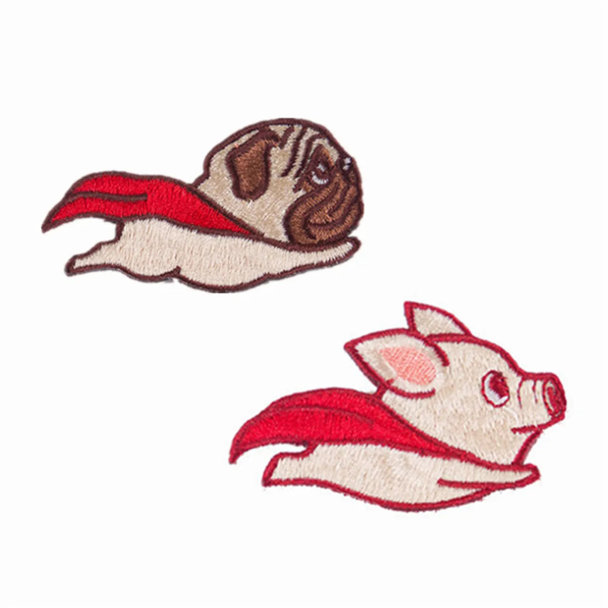 Fly Dog Fly Pig Embroidered Sew On Iron On Patch Badge Clothes Fabric DIY Craft Accessories