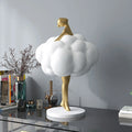 Wholesale Nordic Creative Living Room Home Decoration Birthday Gift 48CM Ballet Girl Resin Sculpture Crafts