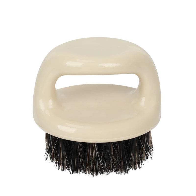 Factory Wholesale Custom Logo Mini Plastic Horse Hair Shoe Cleaning Brush Shoe Brush